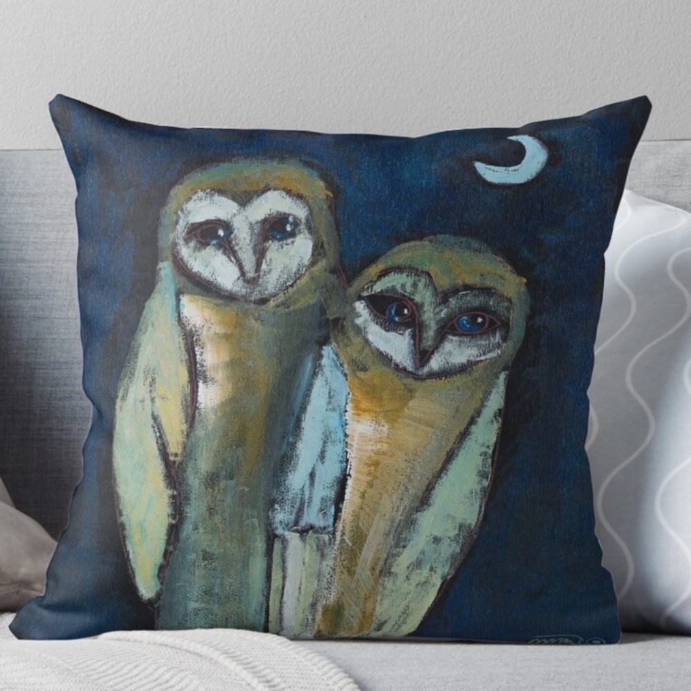 Owl Moon Pillow